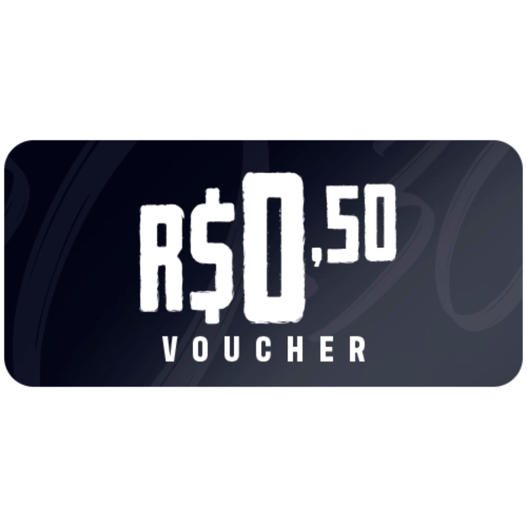 Voucher R$0,50