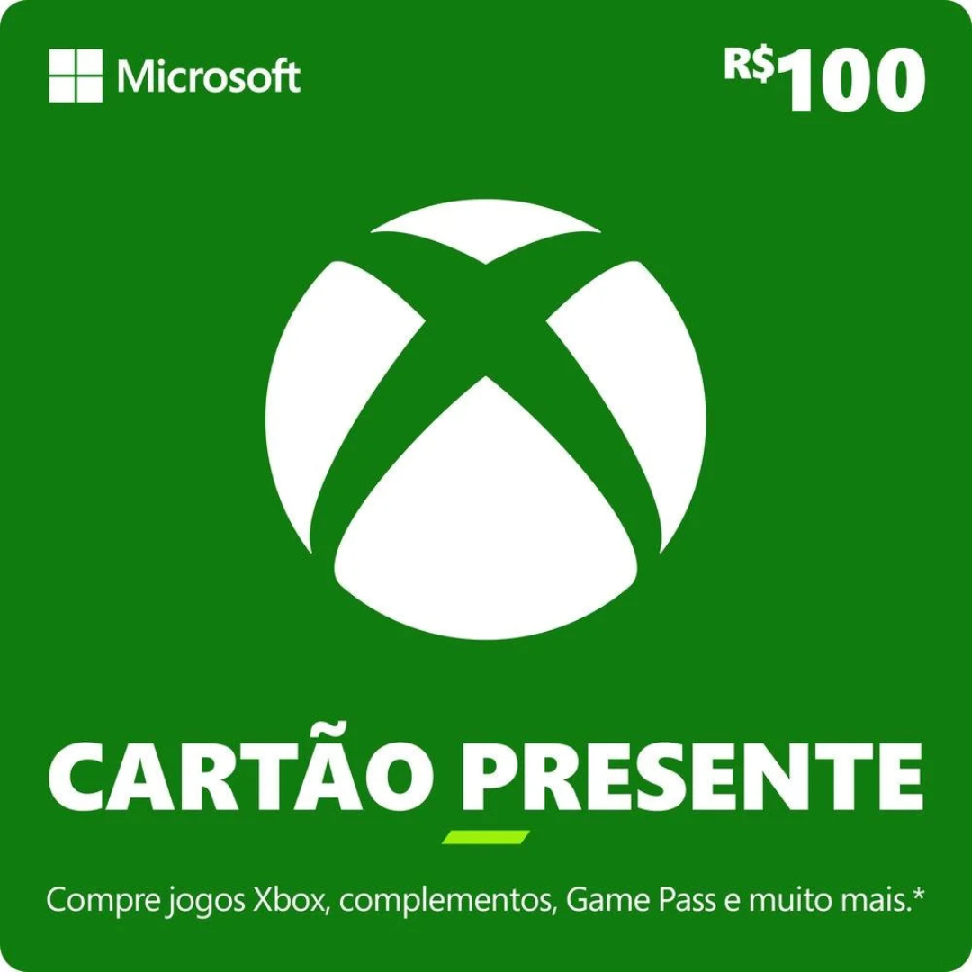 Gift Card Xbox R$100
